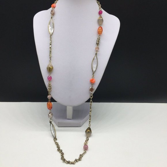 LOFT Jewelry - Ann Taylor Loft Rhinestone Beaded Chain Necklace